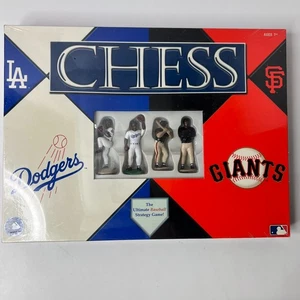 LA Dodgers vs. SF Giants Chess USAOPOLY MLB 2003 Rivalry Baseball NEW Sealed - Picture 1 of 11