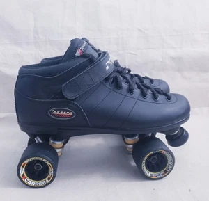 Riedell Carrera Speed Skates Roller Size 12 Carrera Wheels - Picture 1 of 10