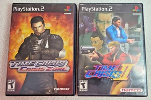 Time Crisis II & Crisis Zone Sony PlayStation 2 PS2 Tested Game Lot - Picture 1 of 3