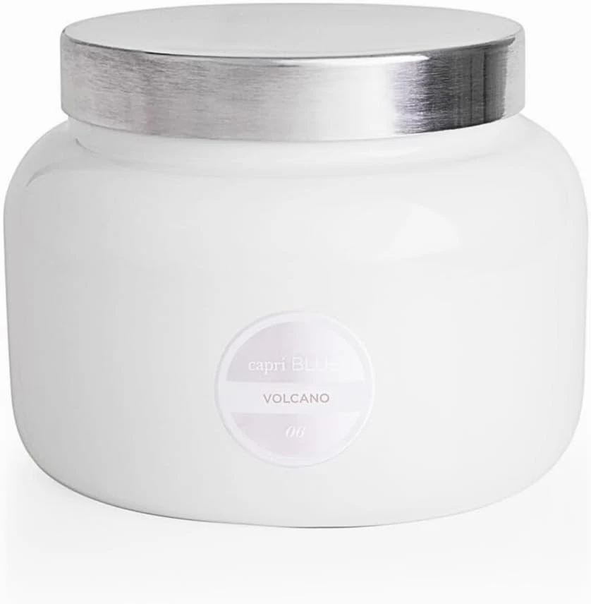 Capri 蓝色火山香氛蜡烛 - 蓝色签名罐蜡烛 - 豪华 — 第 1/1 张图片