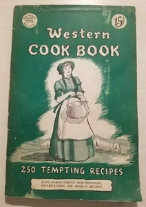 Vtg Culinary Arts Western Cookbook 1936 w/DJ 250 Tempting Recipes - Imagen 1 de 9