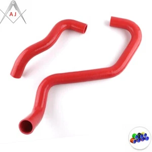 Red For 01-03 Ford Super Duty 7.3L Powerstroke Diesel Silicone Radiator Hose - Foto 1 di 3