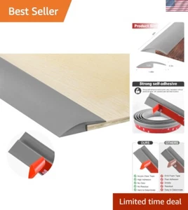 20Ft Carpet Floor Transition Strip, Self Adhesive Floor Edging Trim Strip, PV... - Picture 1 of 8