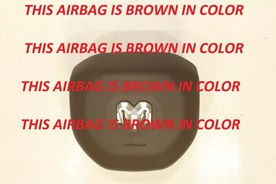 2025 RAM 1500 DRIVER WHEEL AIRBAG (BROWN) OEM AIR BAG (2025 ONLY!) Foto 1 de 4