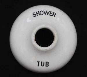 Vintage 2,75 Zoll Weiße Keramik Badewanne Duschplatte Abdeckung - Bild 1 von 7