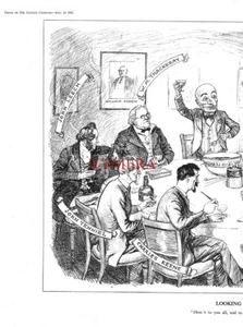 Lochmagazin Hundertjahrfeier "Blick zurück" 1941 E H Shepard Cartoon 700/32 - Bild 1 von 2