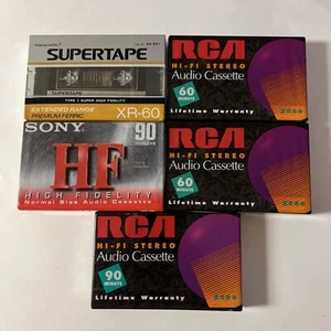 5 casetes en blanco sellados - Imagen 1 de 1