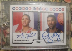 2008 Topps Rookie Photo Shoot # RPD-RM Derrick Rose OJ Mayo RC Auto - Bulls  - Picture 1 of 2