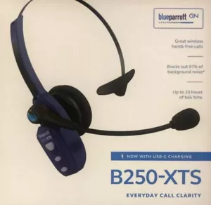 BlueParrott B250-XT Bluetooth Headset with noise cancellation - Picture 1 of 2