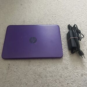 As Is HP Stream 14 32GB Intel Celeron 1.60GHz 4GB Notebook FOR PARTS w/ Power