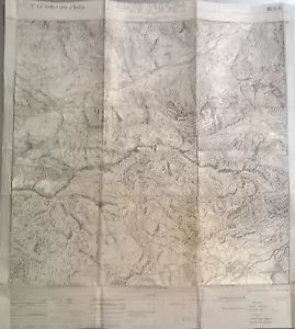 Cart.geograf.di Guerre - Étape De Nevea - F° .14 Jusqu'À La Papier D'Italie - N. - Imagen 1 de 1