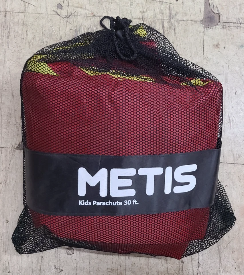 Paracaídas para niños de 30 pies con asas, multicolor Foto 1 de 4