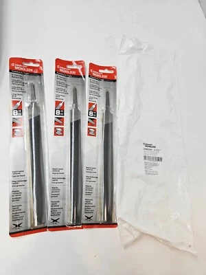 Pack of 3 Crescent Nicholson 21862NN Size 8" Flat Double Cut Bastard File 200 MM - Image 1 of 4