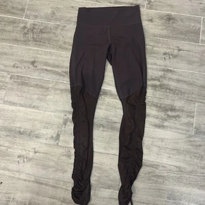 Fabletics Leggings Womens Small Purple Mesh Stretch Stretch Lightweight Yoga - Picture 1 of 8