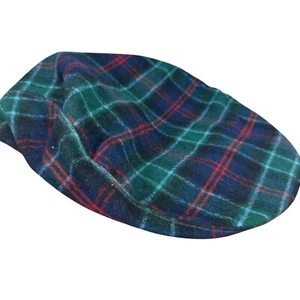 Pendleton Vintage Mens Plaid Newsboy Cabbie Wool Tartan Hat Lightweight Cap sz L - Picture 1 of 8