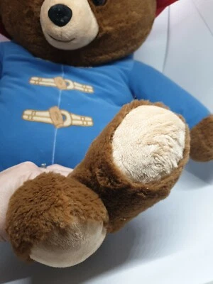 2017 Large Paddington Bear Plush Soft Toy Rainbow Designs 25'' Tall Rare Collect - Image 1 of 3