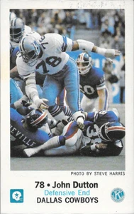 1980 Dallas Cowboys Police #78 John Dutton - Dallas Cowboys - Picture 1 of 2