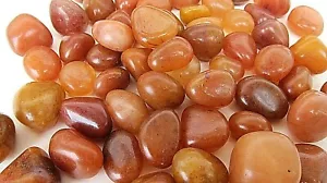 Tre Pietre Avventurina Pesca 20mm Cristalli Guarigione Reiki Chakra Sacrale - Foto 1 di 2