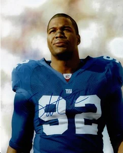 Michael Strahan Signed 10X8 Photo New York Giants AFTAL COA (C) - Picture 1 of 1