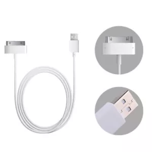 USB Sync Data Charging Charger Cable Cord for Apple iPhone 4 4S 4G 4th IPOD - Picture 1 of 4
