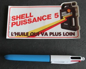 Autocollant/Sticker - Huile SHELL Puissance 5 - Picture 1 of 2