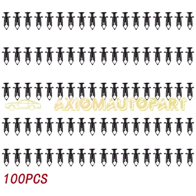 100 Retainer Rivet Fastener Push Pin Screw Bolt Clips for Can Am Rhino 660 Honda - Image 1 of 4