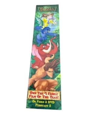 Marca de libro publicitario en video y DVD de Walt Disney Tarzán Foto 1 de 3