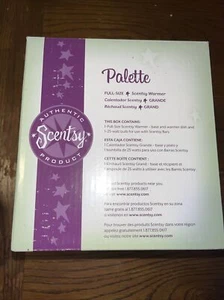 Scentsy "Palette" Full Size Warmer Unit Dark Red w/Multi Color Dots With Bulb - Picture 1 of 3