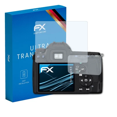 atFoliX 3x Screen Protection Film for Pentax K-5 Screen Protector clear - Image 1 of 4