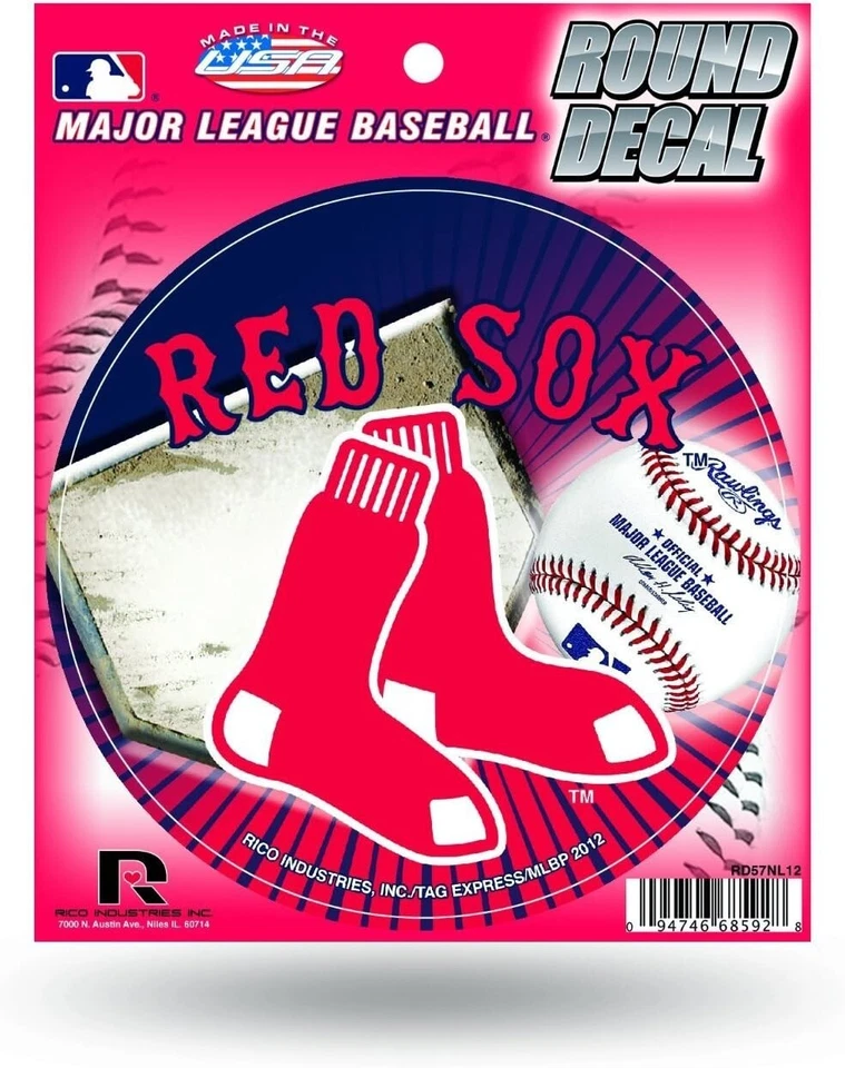 MLB Boston Red Sox Round Decal 4.5" - Image 1 of 1