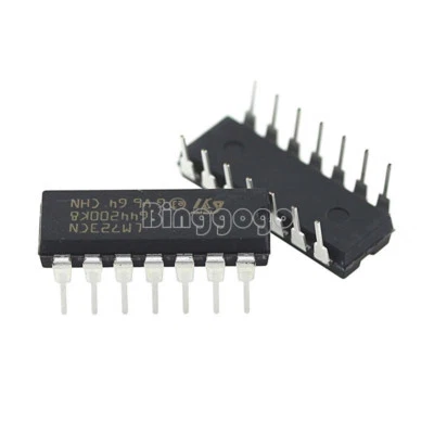 MARKENLOS 2Stks LM723CN LM723 Adjustable Voltage Regulator 2-37V 150m