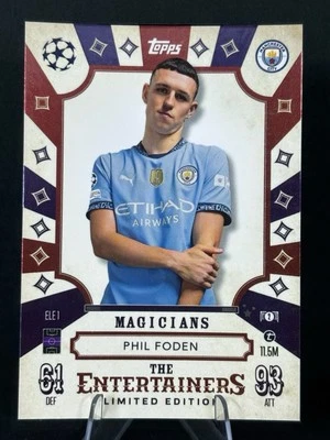 Topps Match Attax CL 24/25 No. ELE 1 Phil Foden Magicians The Entertainers - Imagen 1 de 2