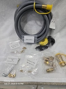 Kit de conversión, manguera de gas natural ID de 12 pies 3/8" (propano a gas natural) (ver descripción - Imagen 1 de 11