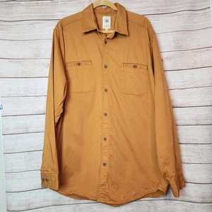 The Territory Ahead Men's Heavy Outdoor Button Shirt Size XLT Rust Long Sleeve - Picture 1 of 15