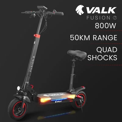 VALK Electric Scooter Fusion 7 800W Heavy-Duty 48V eScooter Motorised Adults - image 1 of 4