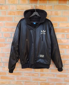 Adidas Chile 62 Herren wattierte Hoodie Jacke mit Sherpa Fleece Gr. L - Bild 1 von 17