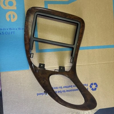 Lincoln Mark 8 VIII 1997 1998 calentador estéreo tablero madera grano moldura bisel 97 98 Foto 1 de 4