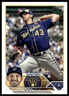 2023 Topps #87 Ethan Small RC - Image 1 of 2