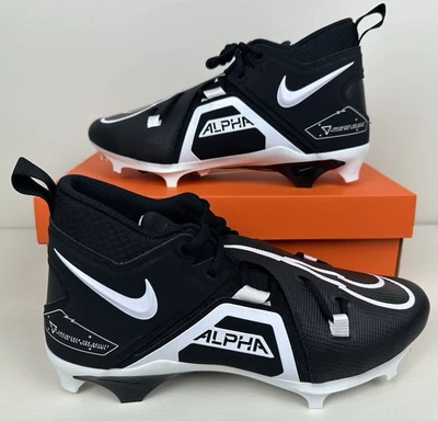 Chuteiras de futebol Nike Alpha Menace Pro 3 WD P masculinas 11 largas pretas DH3292-001 NOVAS - Imagem 1 de 4