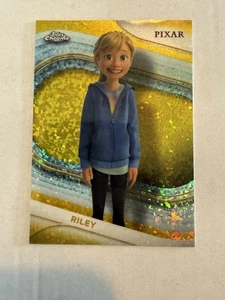 2025 Topps Chrome Disney Riley Yellow Mini Diamond - Picture 1 of 2