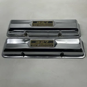 Original 1966 67 Chevrolet Nova L-79 327 Valve Covers Nice m4 - Picture 1 of 24