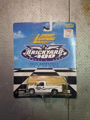 Johnny Lightning Brickyard 400 Race Emergency Vehicles CHEVY PICKUP NIP - Image 1 of 4
