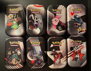 *CHOOSE YOUR TIN* Black Bolt White Flare Unova SV Mini Tin EMPTY (Plus Inserts) - Picture 1 of 10