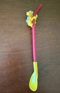 Disney Parks Animal Kingdom Plutone Rosso Giallo Dinoland Paglia da Bere Souvenir - Foto 1 di 7