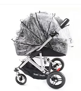 Double Stroller Rain Cover TwinGo Love N Care. Brand New - Picture 1 of 3