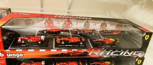1/43 NIB RARE Burago Ferrari Formula One F1 Racing 6 Piece set - Picture 1 of 5