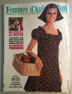 Old french magazine Femmes d'Aujourd'hui n°1210 du 10/07/1968 avec patron - Picture 1 of 2