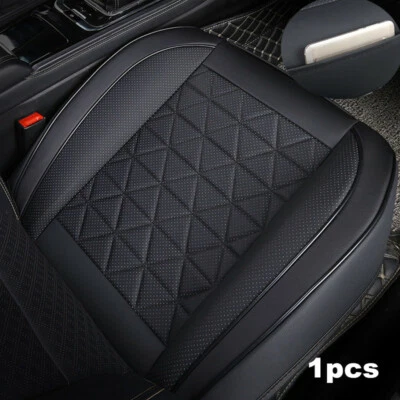 1x Car Seat Cover Breathable PU Leather Cushion For Auto Interior Accessories - Image 1 of 4