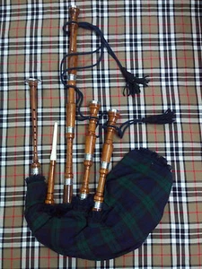 TC Gaita escocesa Palosanto / Gaitas Highland Rose Wood + Practice Chanter Reed - Imagen 1 de 7