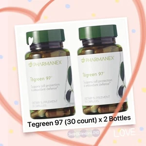 2x NU SKIN Authentic PHARMANEX CELL PROTECTION Tegreen 97® (30 count) Exp2026 - Picture 1 of 7